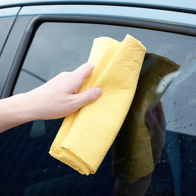 3D Car Cleaning Leatherette Chamois