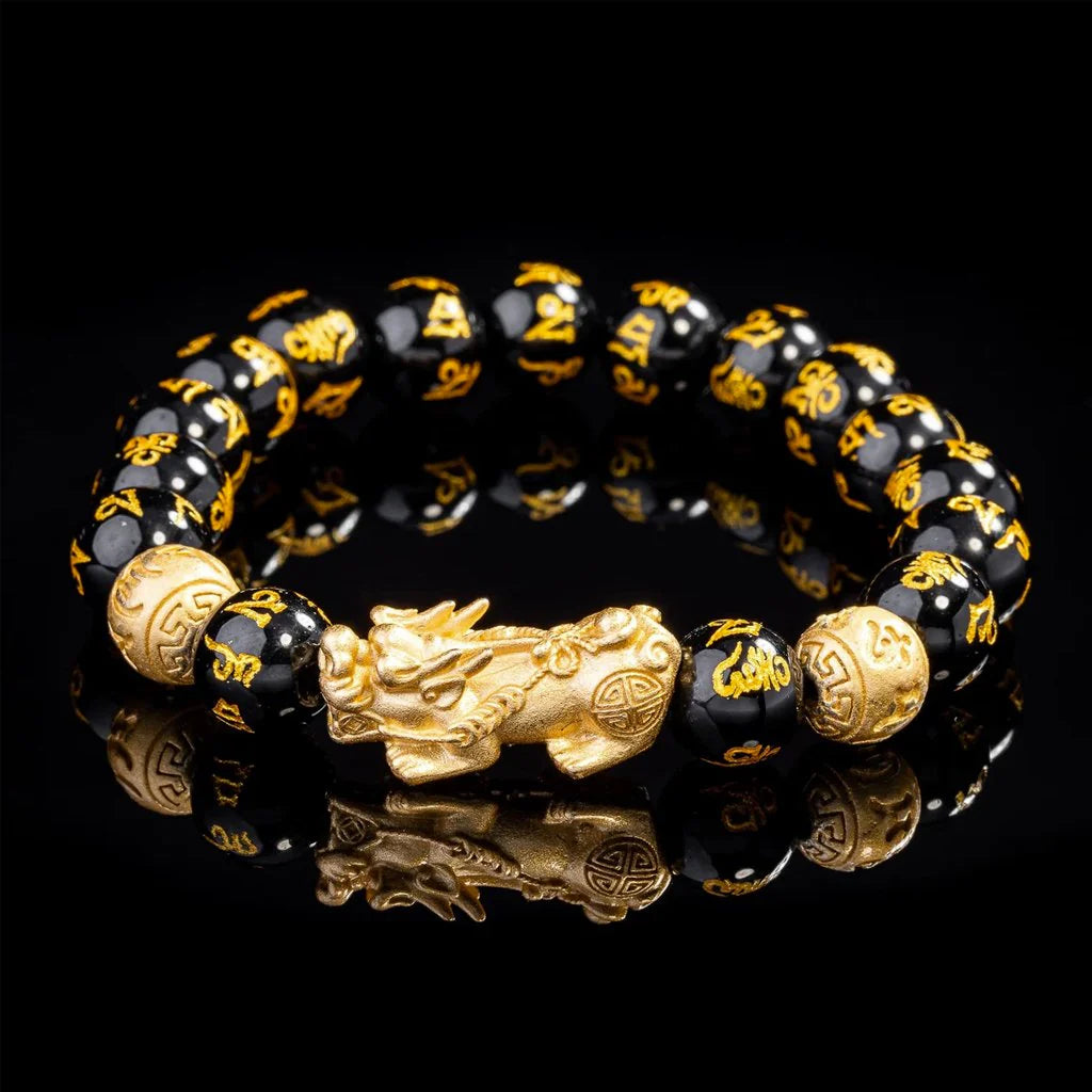 Feng Shui Black Obsidian Wealth Bracelet